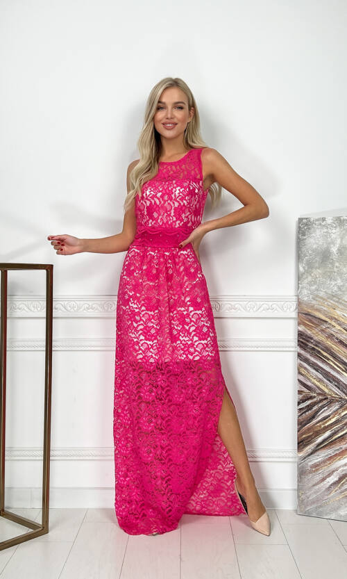 Вечірня сукня 4149e Малиновий