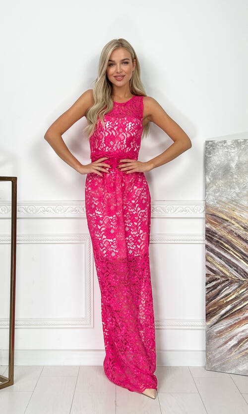 Вечірня сукня 4149e Малиновий