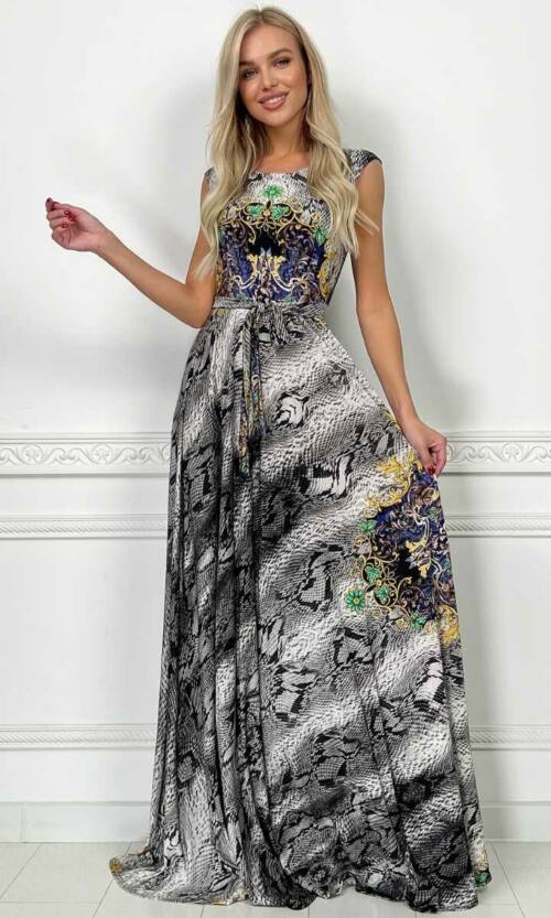 Вечірня сукня 5105e Сірий