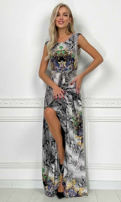 Вечірня сукня 5105e Сірий