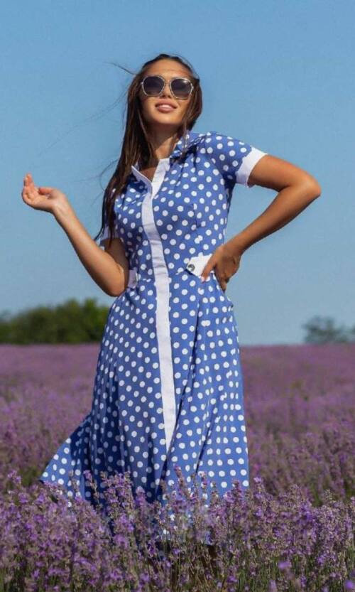 Повсякденне плаття 3101 Блакитний