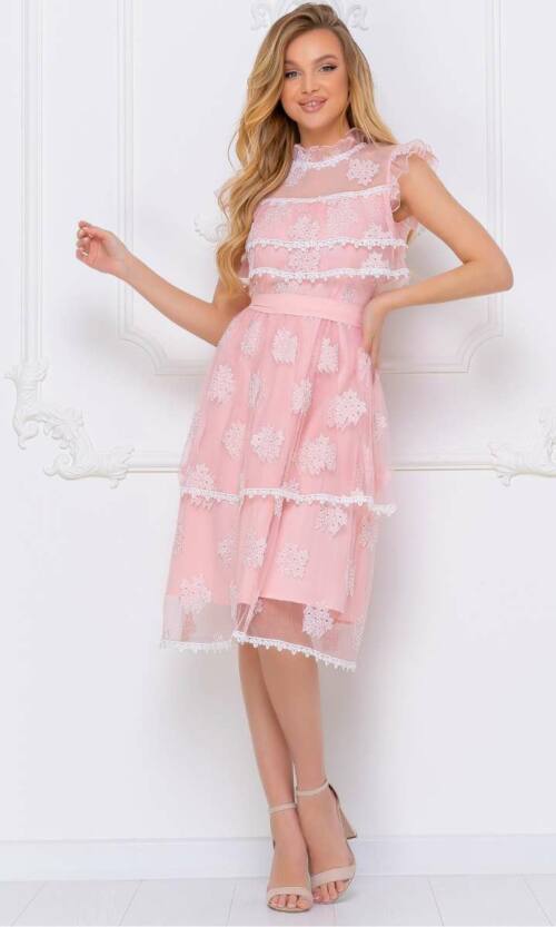 Повсякденне плаття 20064e Рожевий