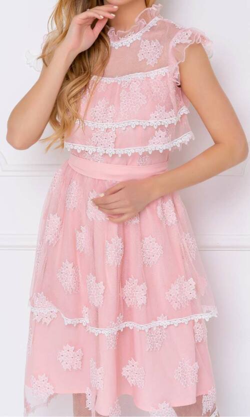 Повсякденне плаття 20064e Рожевий