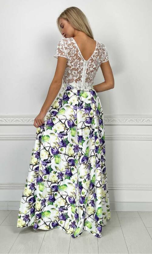 Вечірня сукня 7116e Бузковий