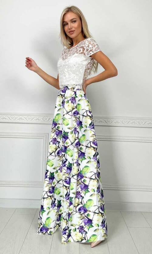 Вечірня сукня 7116e Бузковий