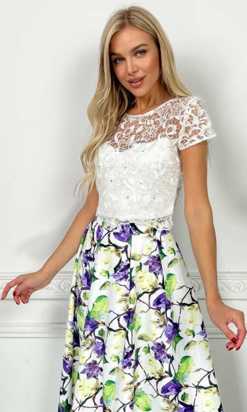 Вечірня сукня 7116e Бузковий