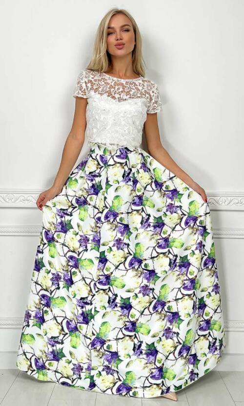 Вечірня сукня 7116e Бузковий