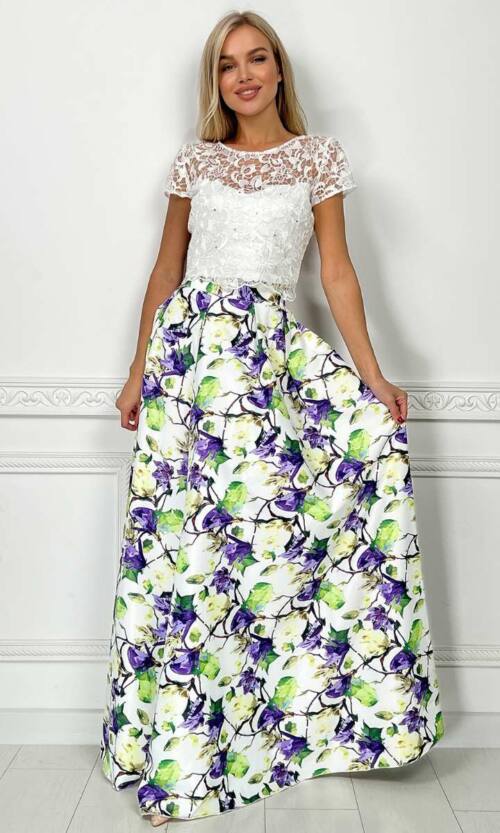 Вечірня сукня 7116e Бузковий