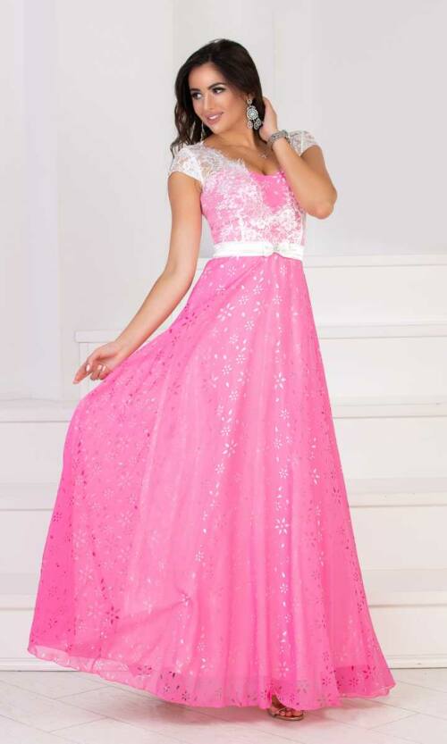 Вечірня сукня 6018e Рожевий