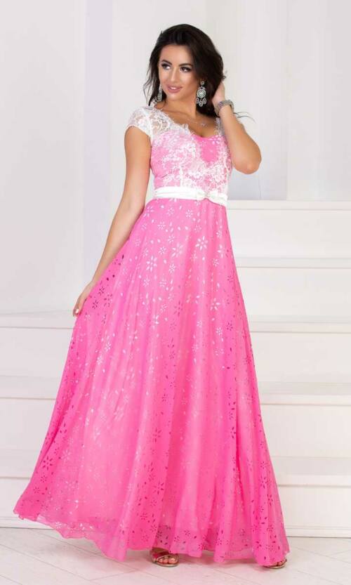 Вечірня сукня 6018e Рожевий