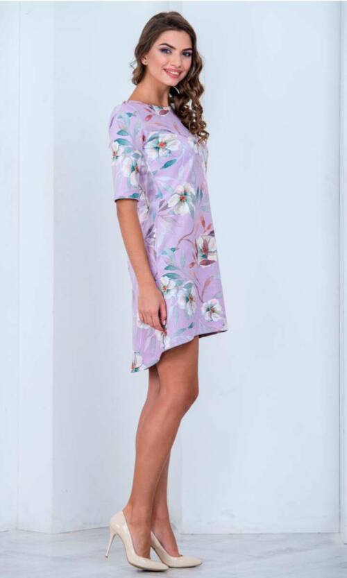 Повсякденне плаття 6174e Бузковий