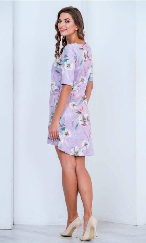 Повсякденне плаття 6174e Бузковий