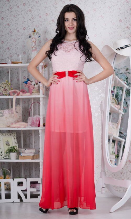 Вечірня сукня 5030e Кораловий