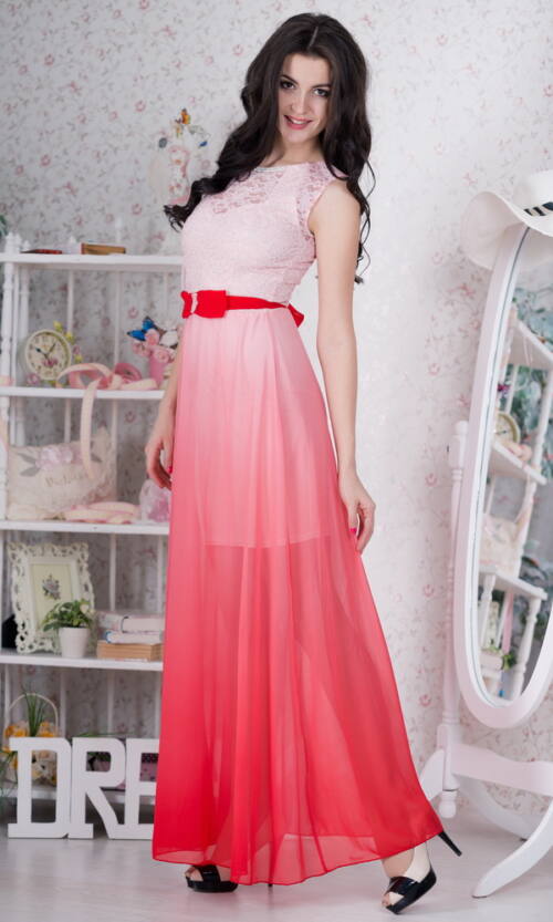 Вечірня сукня 5030e Кораловий