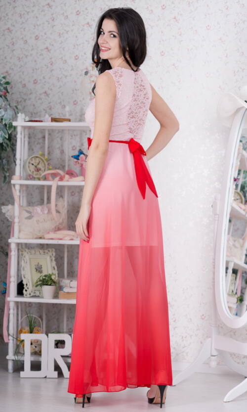 Вечірня сукня 5030e Кораловий