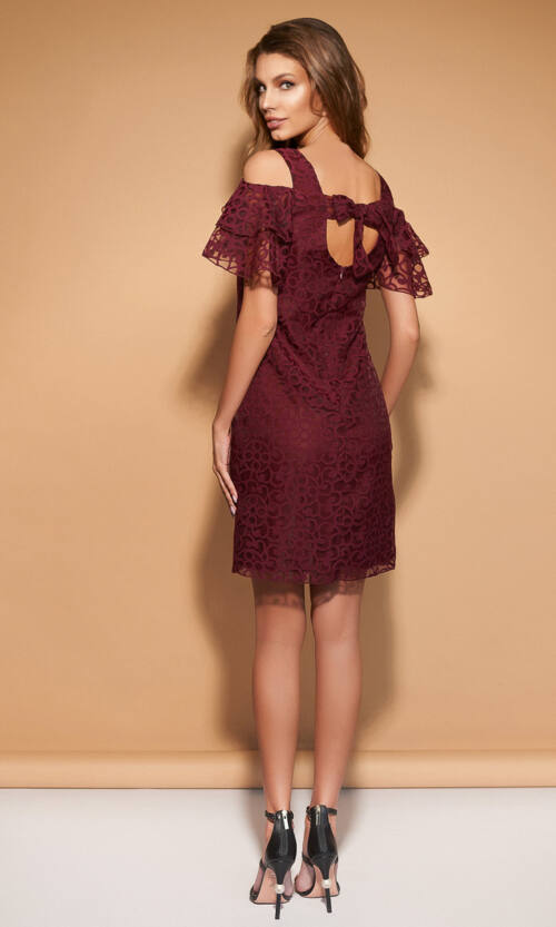Коктейльне плаття 20139e Бордо