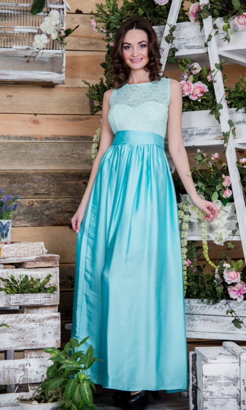 Вечірня сукня 5072e Блакитний