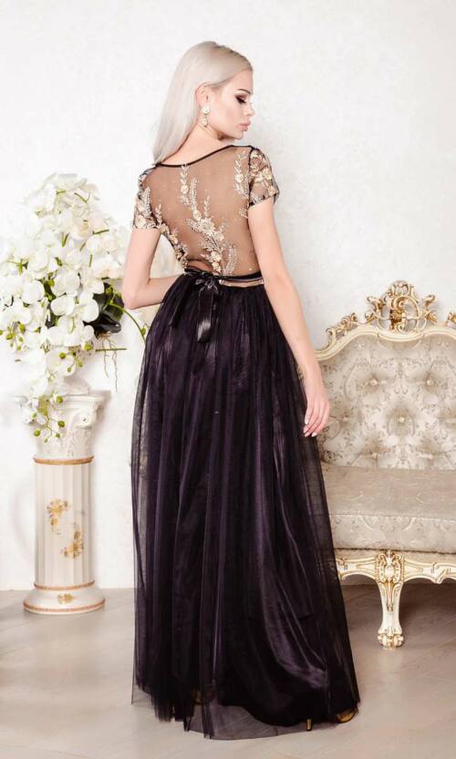 Вечірня сукня 8001e Чорний