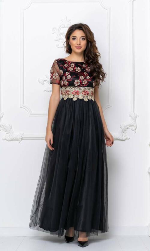 Вечірня сукня 8004e Чорний