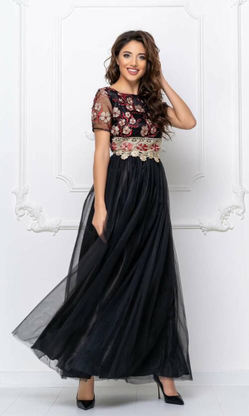 Вечірня сукня 8004e Чорний