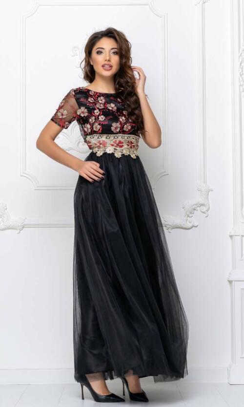 Вечірня сукня 8004e Чорний