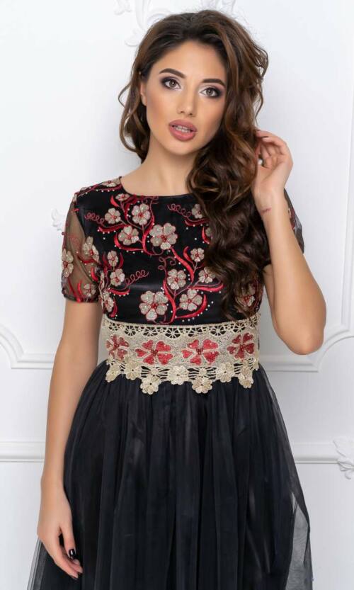 Вечірня сукня 8004e Чорний