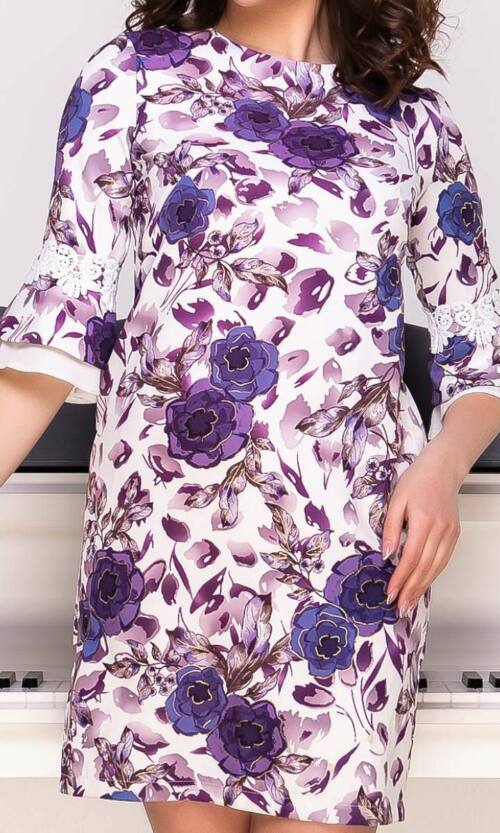 Повсякденне плаття 8048e Бузковий