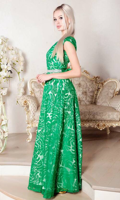 Вечірня сукня 7090e Зелений