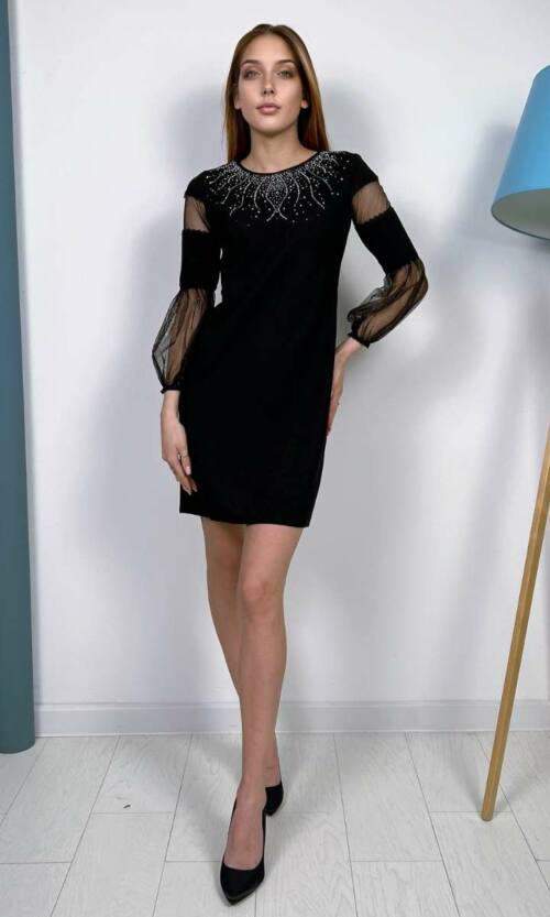 Коктейльне плаття 8175e Чорний