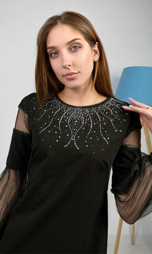 Коктейльне плаття 8175e Чорний