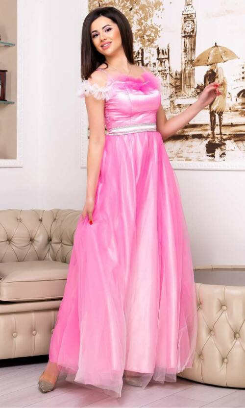 Вечірня сукня 9062e Рожевий