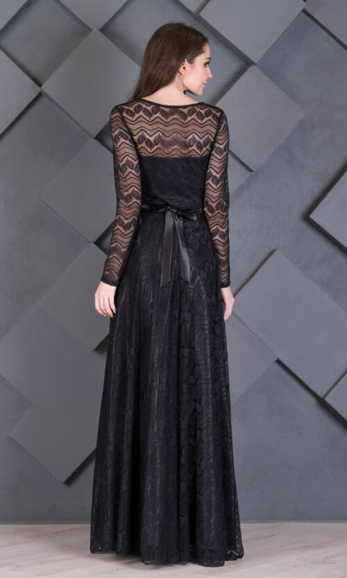 Вечірня сукня 7226e Чорний