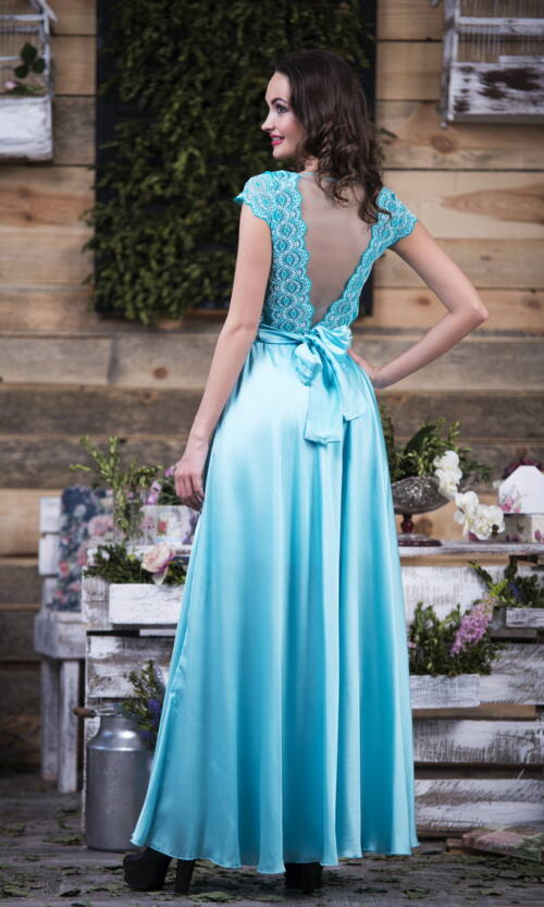 Вечірня сукня 5099e Бірюза