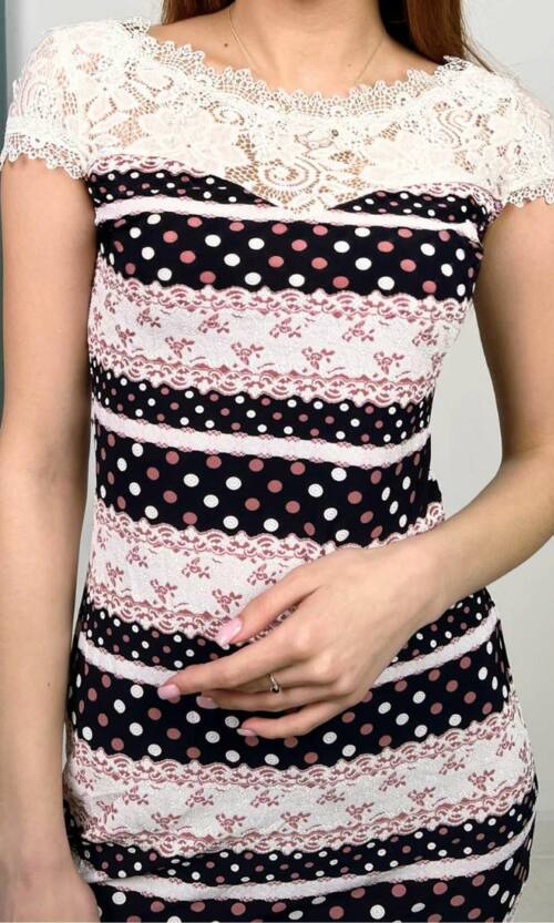 Повсякденне плаття 6173e Рожевий