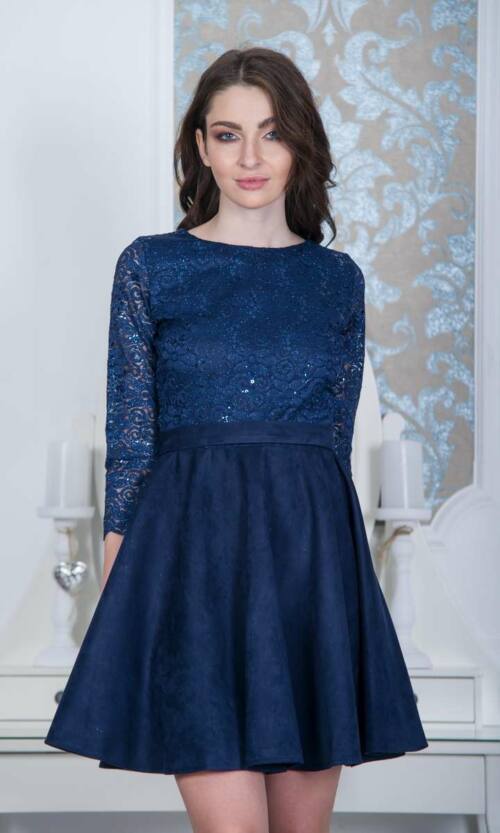 Коктейльне плаття 7234e Синій