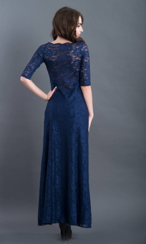 Вечірня сукня 7229e Синій