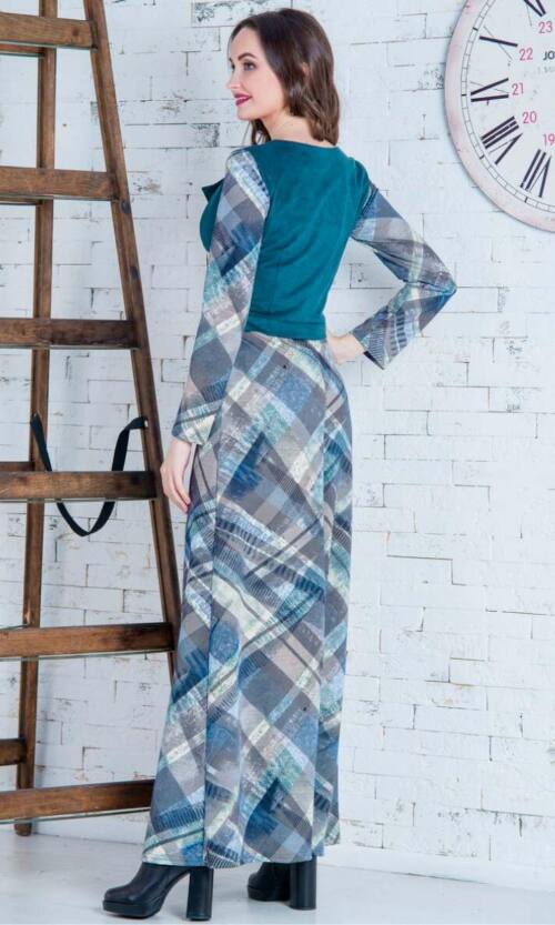 Повсякденне плаття 6254e Смарагдовий