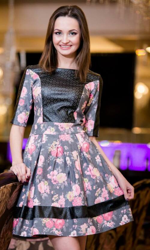 Повсякденне плаття 5023e Чорний