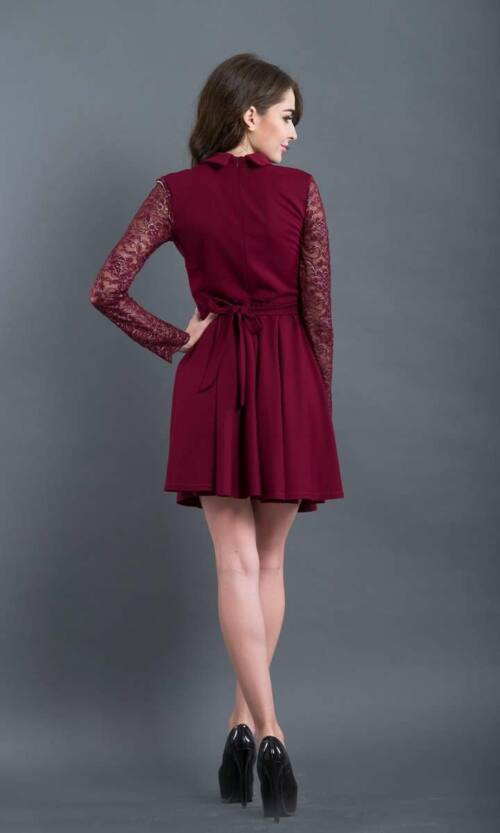 Коктейльне плаття 7250e Бордо