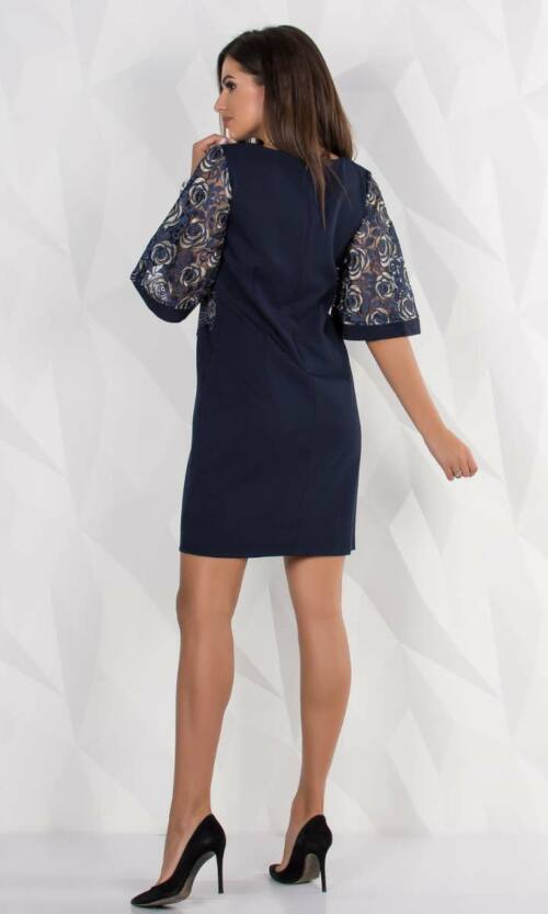 Коктейльне плаття 8130e Синій