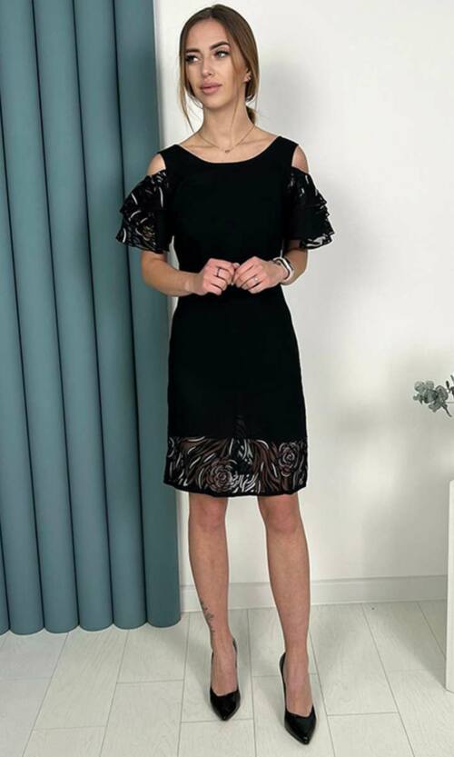 Повсякденне плаття 9085e Чорний