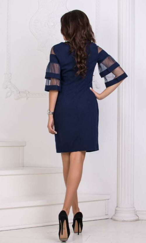Коктейльне плаття 8168e Синій