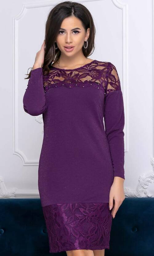 Коктейльне плаття 9208e Фіолетовий