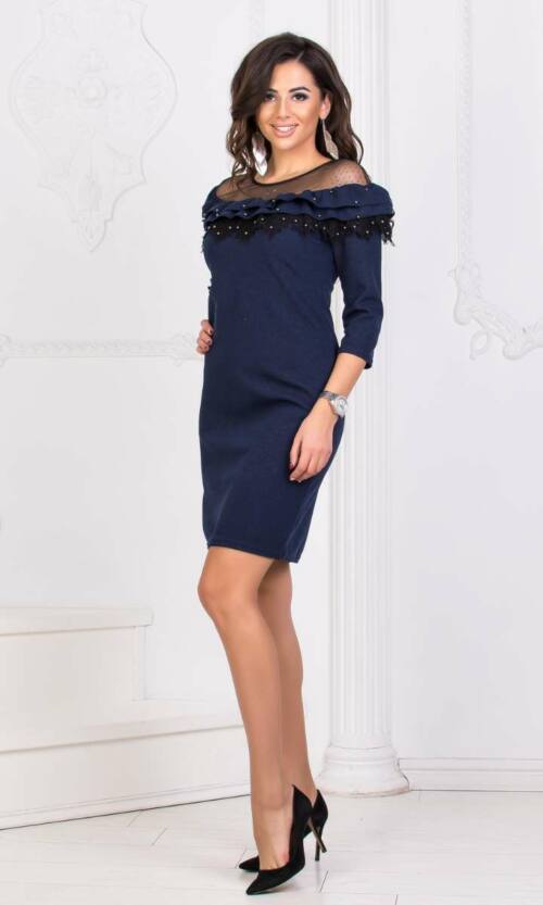 Коктейльне плаття 8183e Синій