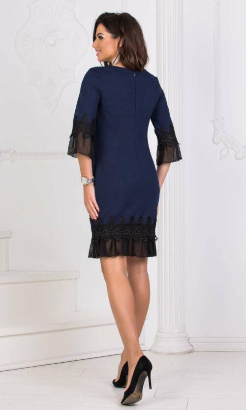 Коктейльне плаття 8187e Синій