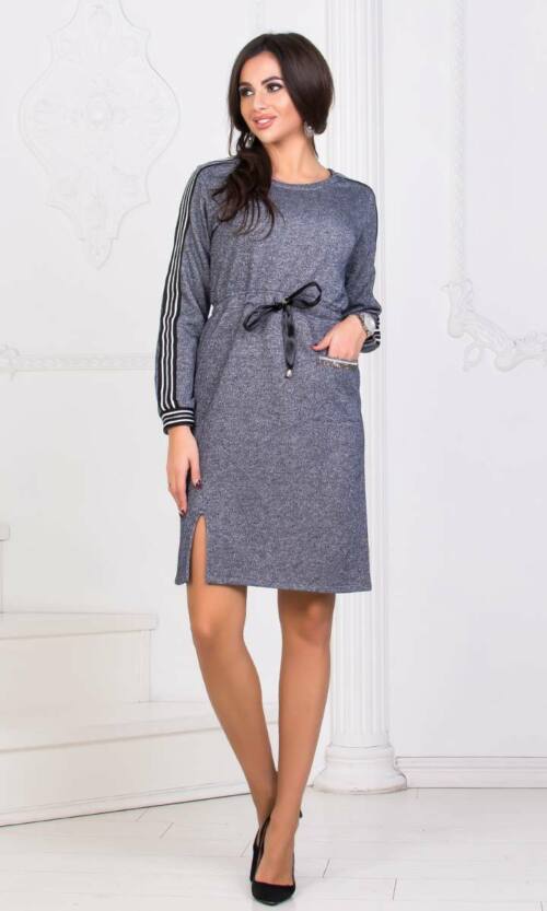 Повсякденне плаття 8182e Синій