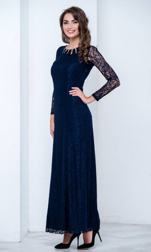 Вечірня сукня 5298e Синій