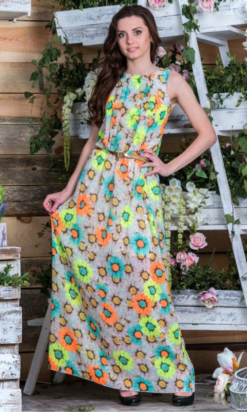 Повсякденне плаття 4178 Жовтий