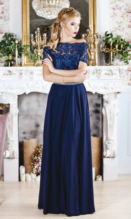Вечірня сукня 7181e Синій
