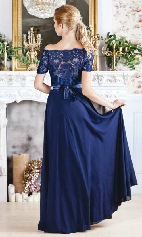 Вечірня сукня 7181e Синій